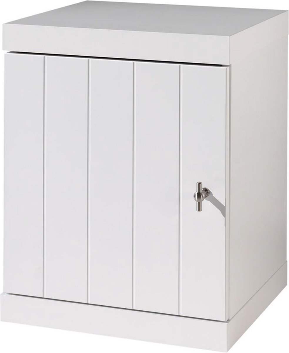Vipack Nachtkast Robin - 44 x 56 x 40 cm - - Wit