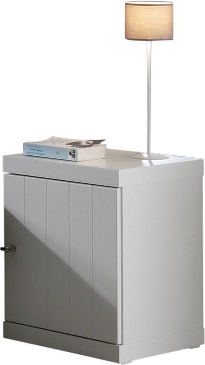 Vipack Nachtkast Robin - 44 x 56 x 40 cm - - Wit