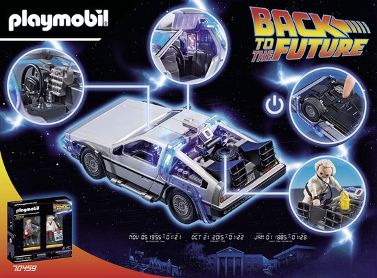 Playmobil Back To The Future Delorean - 70317