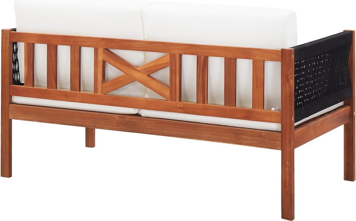 Vidaxl Tuinbank 2-zits Massief Acaciahout - Bruin