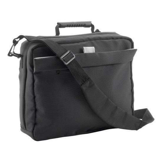 Schoudertas/aktetas/werktas 37 X 32 Cm - Laptoptas/documententas Met Verstelbare Schouderband - Zwart