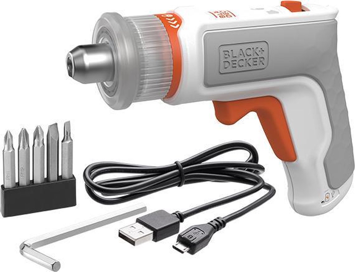 BLACK+DECKER Black&decker - Atornillador Bat 3,6Vli 1,5Ah Monta-Muebles Hex Driver B D