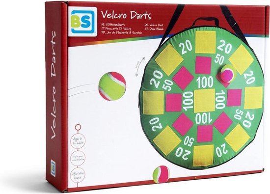 BS Toys Velcro Darts Multicolor 50 X 50 X 10 Cm 5 Stuks