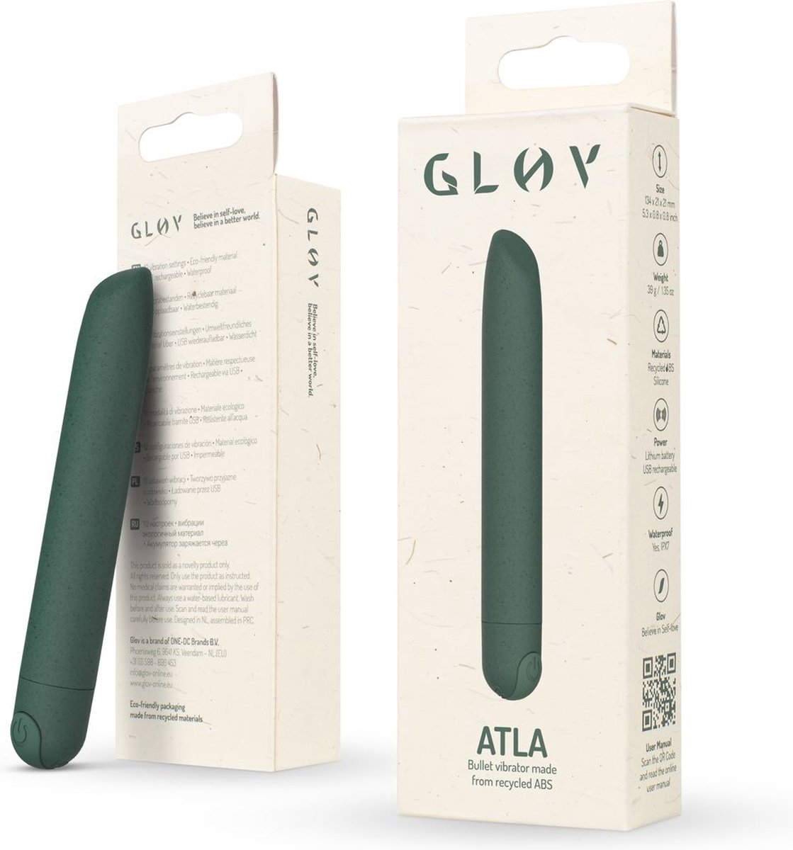 Gløv - Eco Bullet Vibrator - - Groen