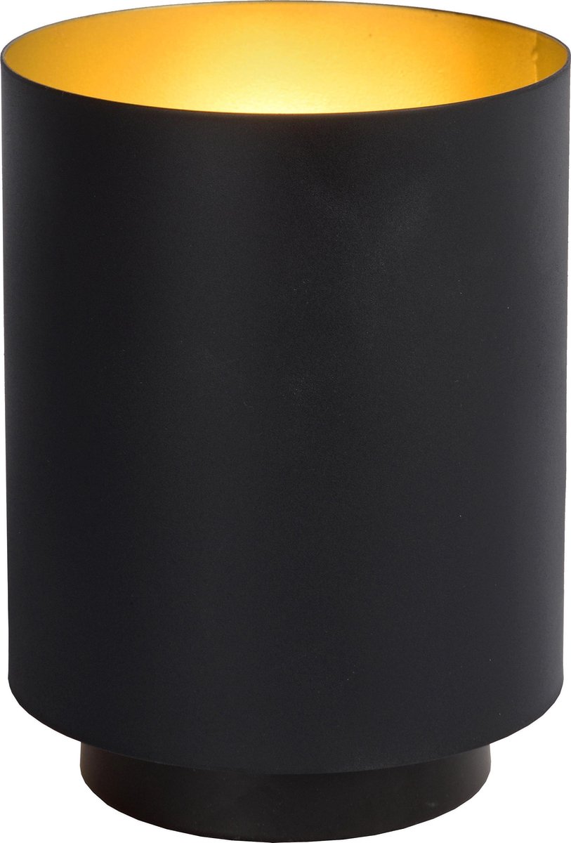 Lucide Suzy Tafellamp E14/40w Rond/goud - Zwart