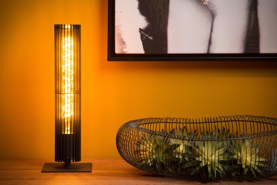 Lucide Lionel Tafellamp 1xe27/40w - Zwart