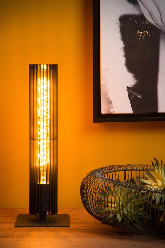 Lucide Lionel Tafellamp 1xe27/40w - Zwart