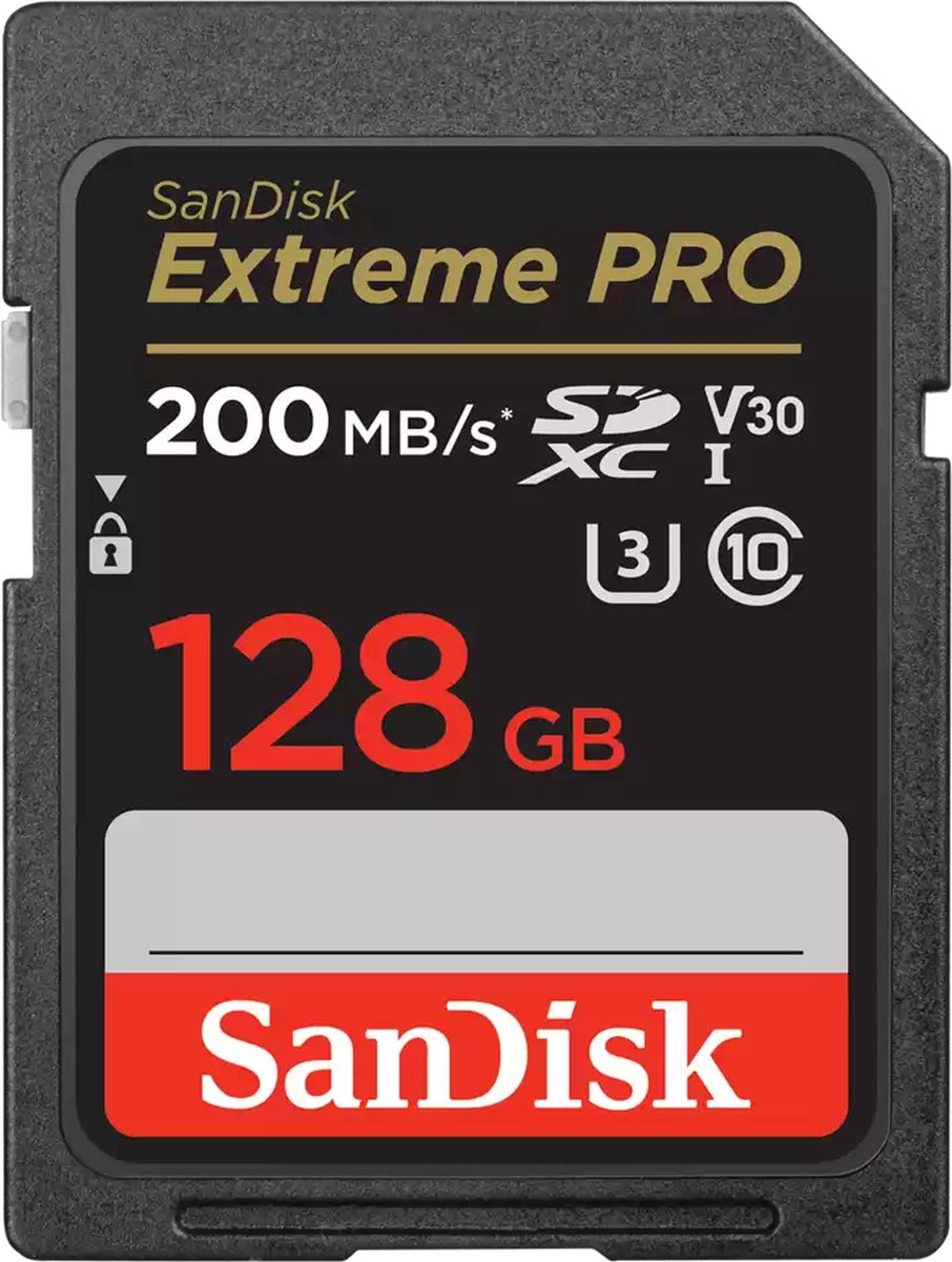 Sandisk SDXC Extreme Pro 128GB 200mb/s