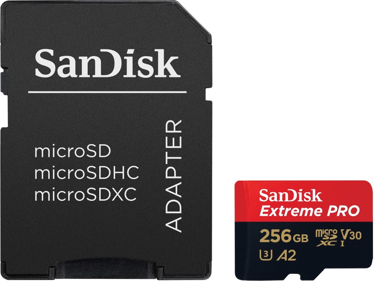Sandisk MicroSDXC Extreme Pro 256GB 200mb/s