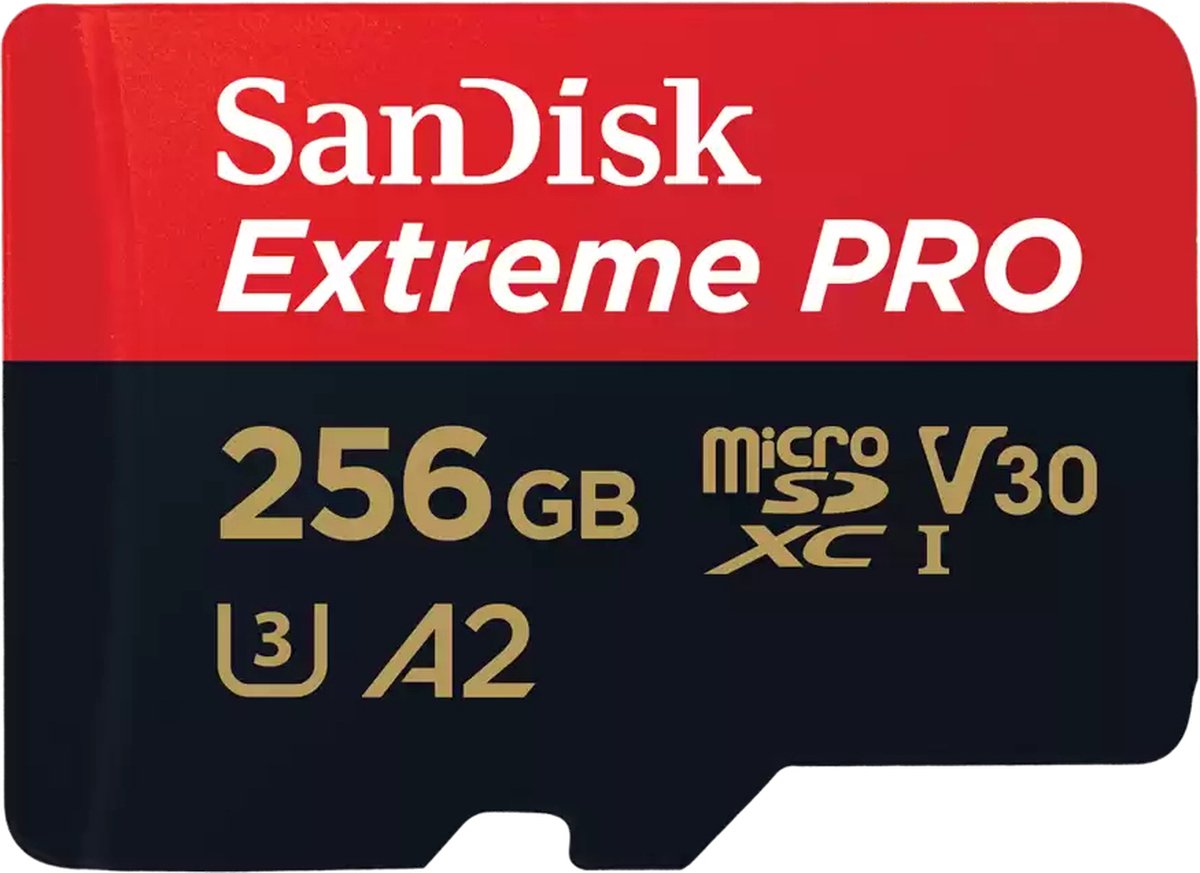 Sandisk MicroSDXC Extreme Pro 256GB 200mb/s