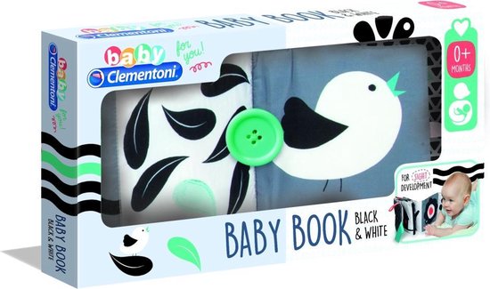 Clementoni Babyboekje Mijn Eerste Maanden/wit Junior - Zwart