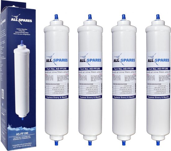 AllSpares Lg/samsung Waterfilter Koelkast (4st.) Bl9808