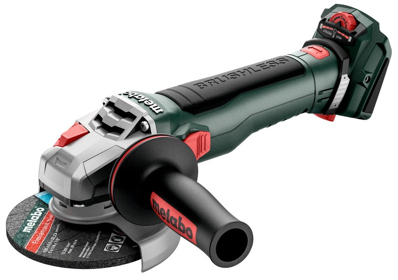 Metabo WVB 18 LT BL 11-125 Quick Accu Haakse Slijper | 18V | Excl. accu&apos;s en lader | x 165L