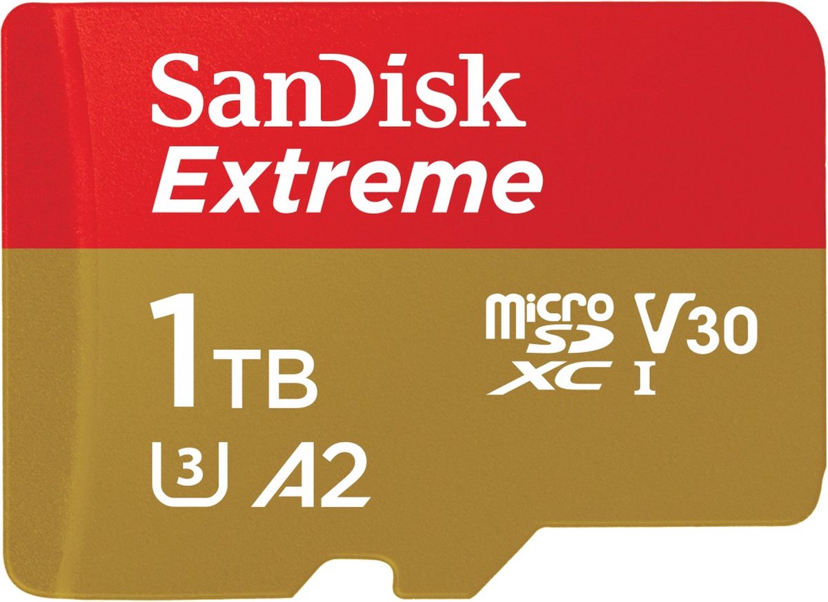 Sandisk MicroSDXC Extreme 1TB 190mb/s