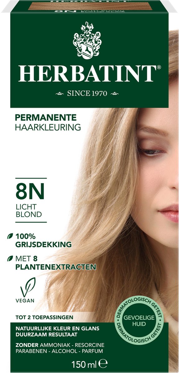 Herbatint Haarverf Gel - 8N Lichtblond