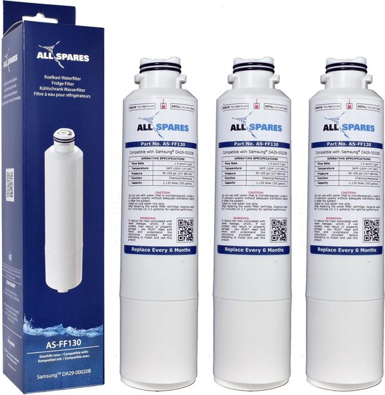 AllSpares Samsung Waterfilter Koelkast (3st.) Da29-00020b