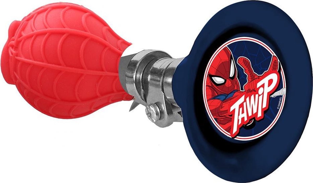 Marvel Fietstoeter Spider-man Jongens 14 Cm Staal/rood - Blauw