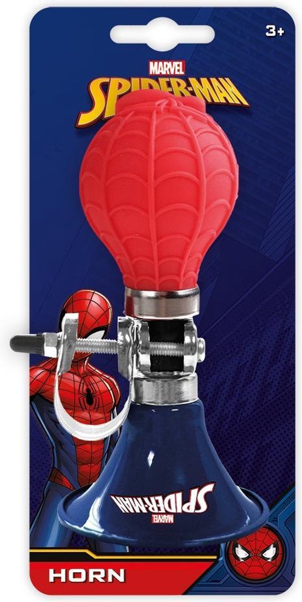 Marvel Fietstoeter Spider-man Jongens 14 Cm Staal/rood - Blauw