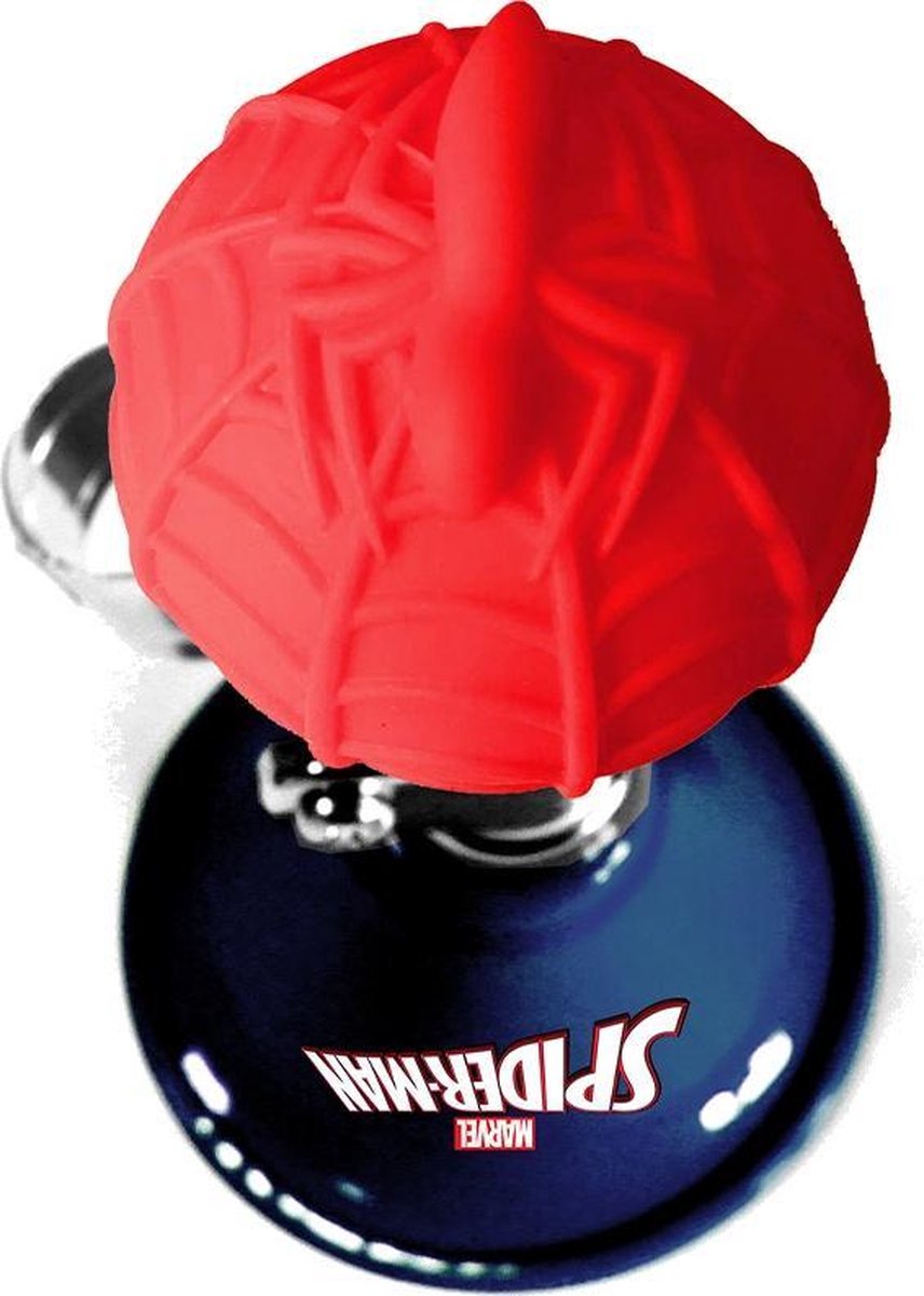 Marvel Fietstoeter Spider-man Jongens 14 Cm Staal/rood - Blauw