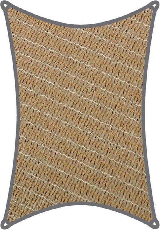 Koopman Coolaroo Schaduwdoek Rechthoek 5x3m Zand - Beige