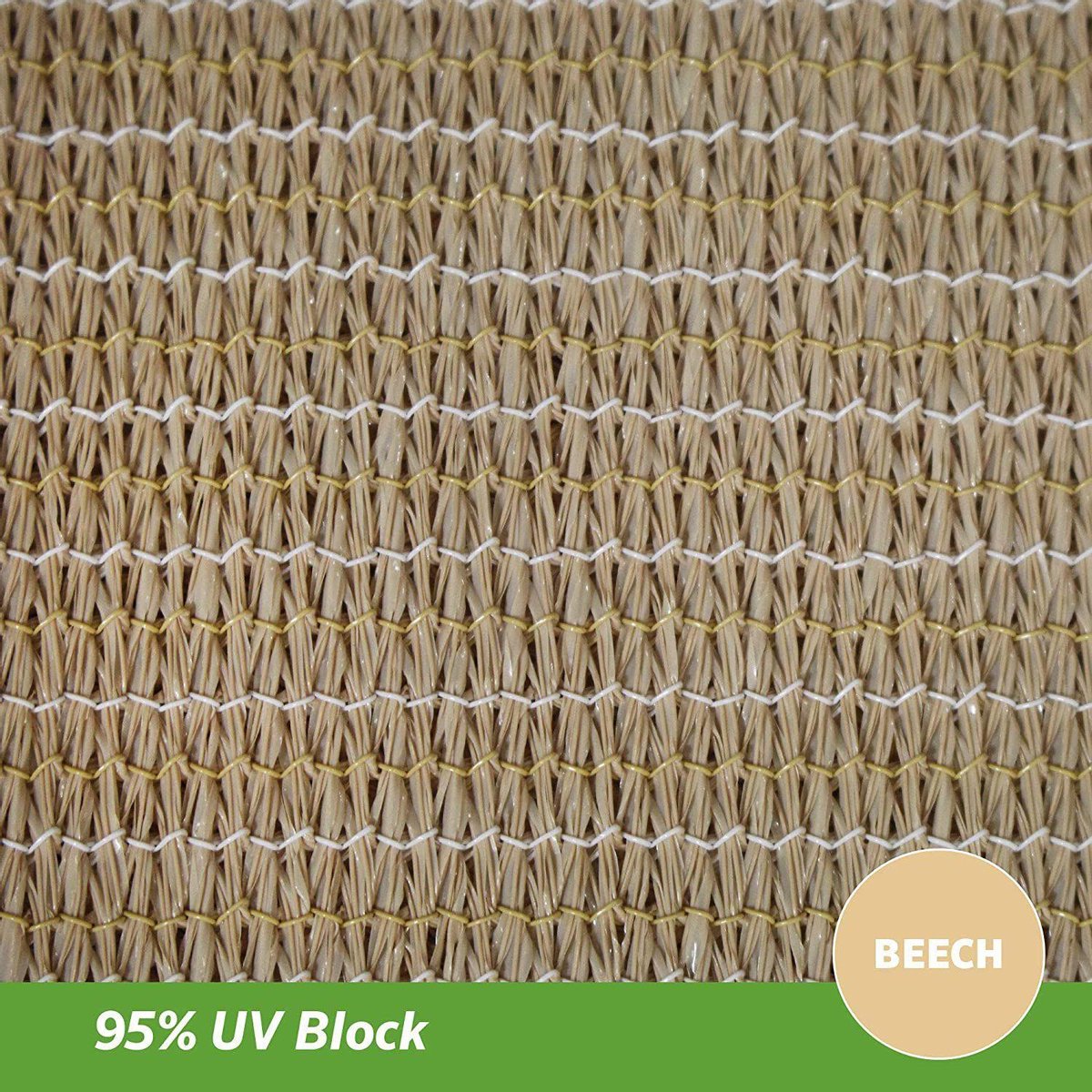 Koopman Coolaroo Schaduwdoek Rechthoek 5x3m Zand - Beige