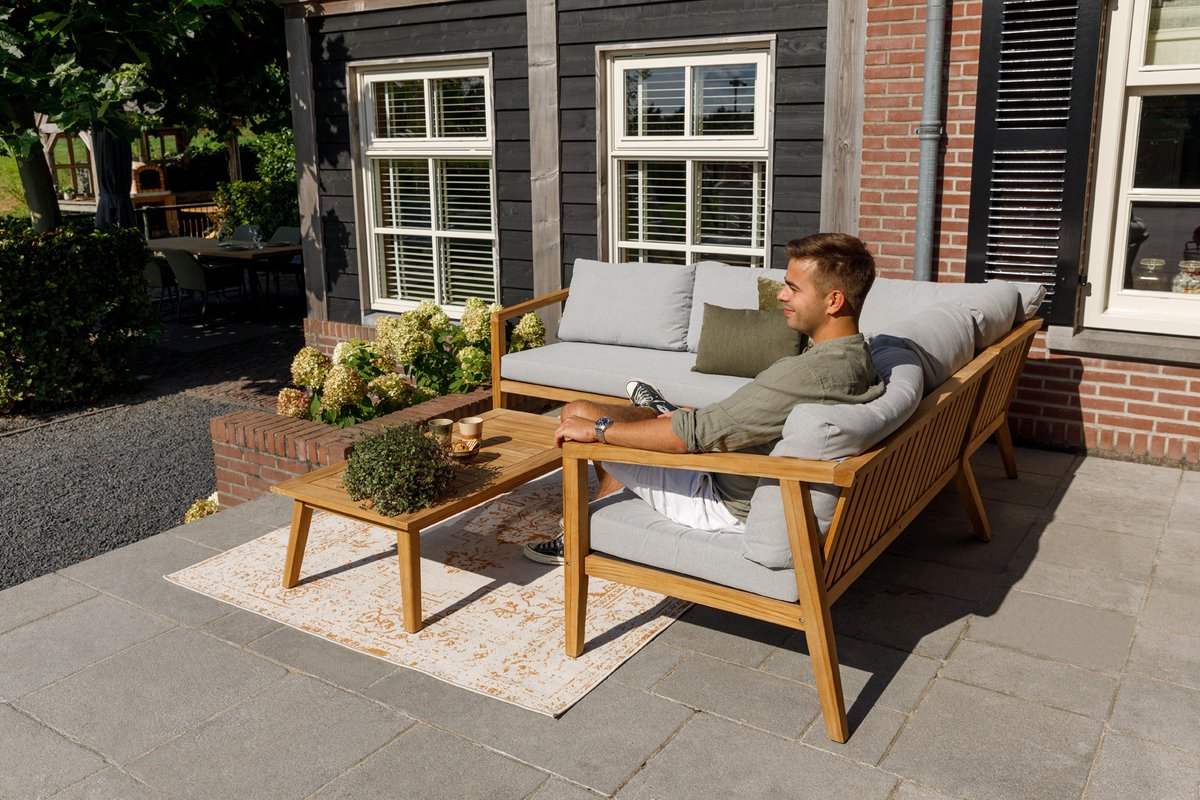 Exotan Lucca Loungeset - Grijs