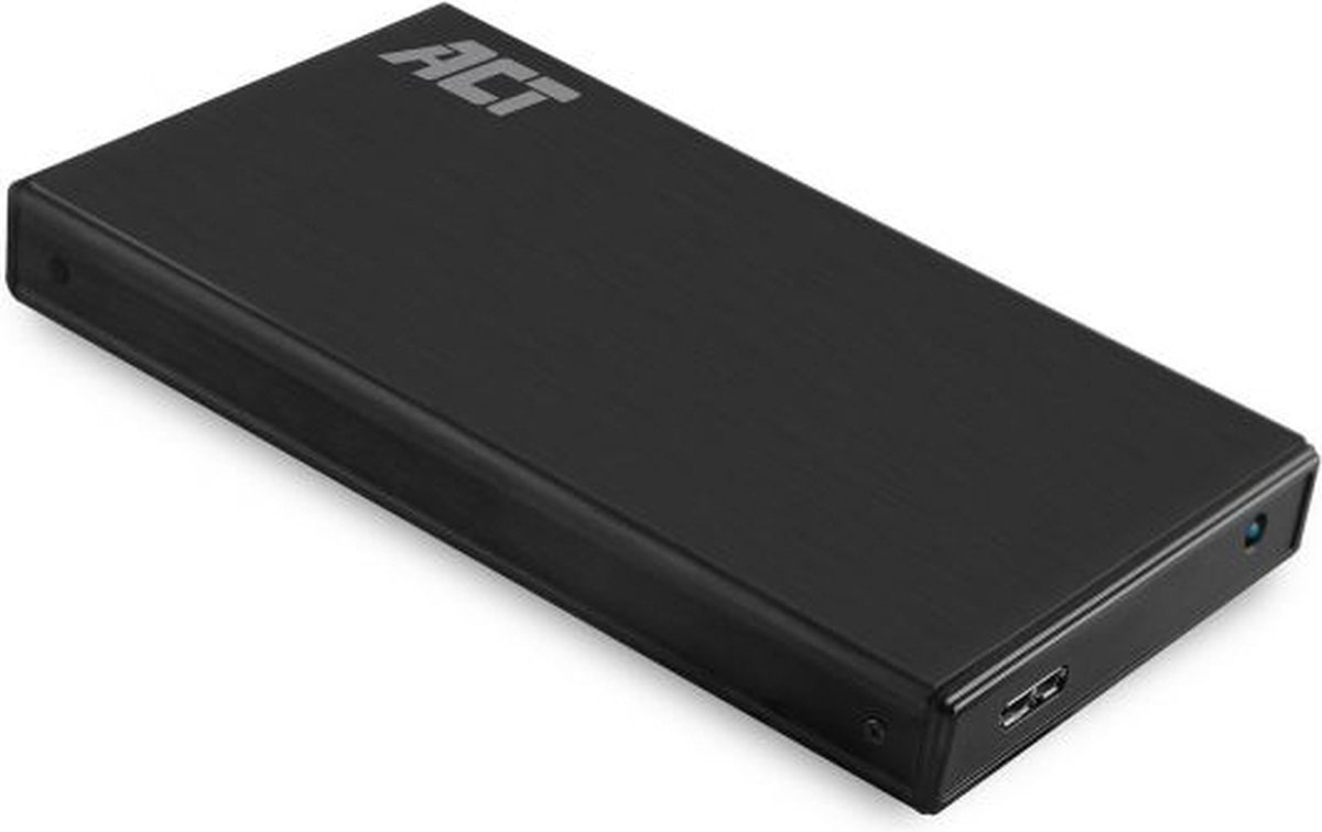 ACT behuizing voor opslagstations 2.5" HDD-/SSD - - Zwart