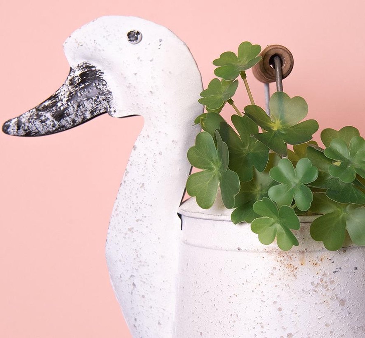 Clayre & Eef Decoratie Gieter Eend 31x16x27 Cm