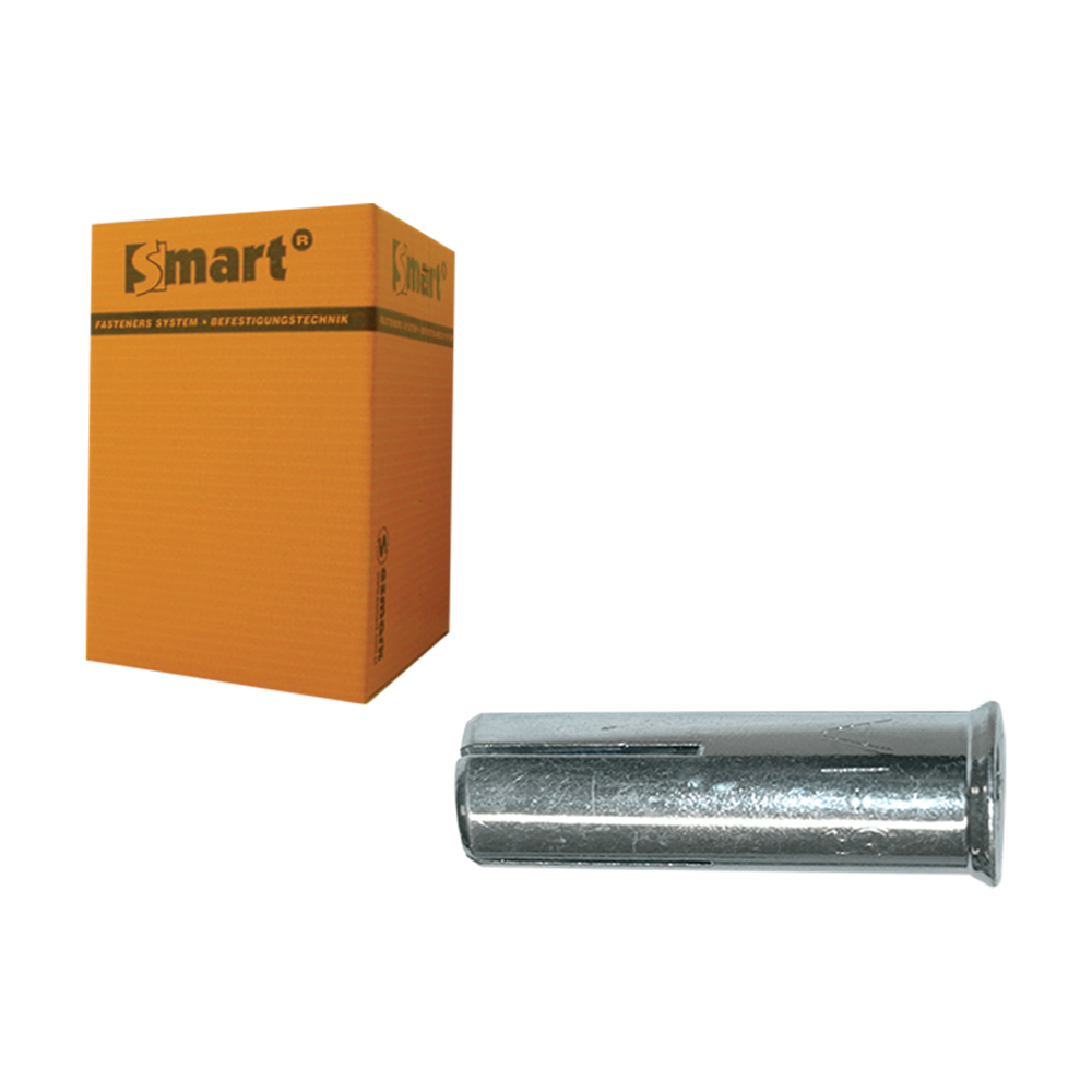SMART | Inslaganker met lip IAL M12x50 Zn | 50 st