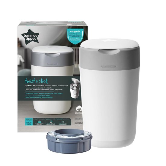 Tommee Tippee Twist & Click Luierbak - - Wit