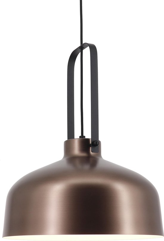 Lamponline Hanglamp Mendoza Ø 37,5 Cm-zwart - Bruin