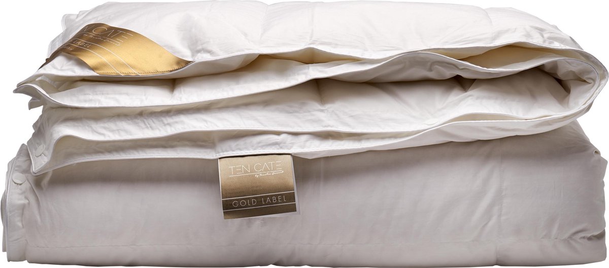 Ten Cate 100% Ganzendonzen 4-seizoenen Dekbed - 140x200 - Wit