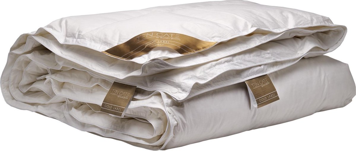 Ten Cate 100% Ganzendonzen 4-seizoenen Dekbed - 140x200 - Wit