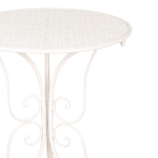 Clayre & Eef Tafel + 2 Stoelen Ø 60x70/40x40x92 Cm