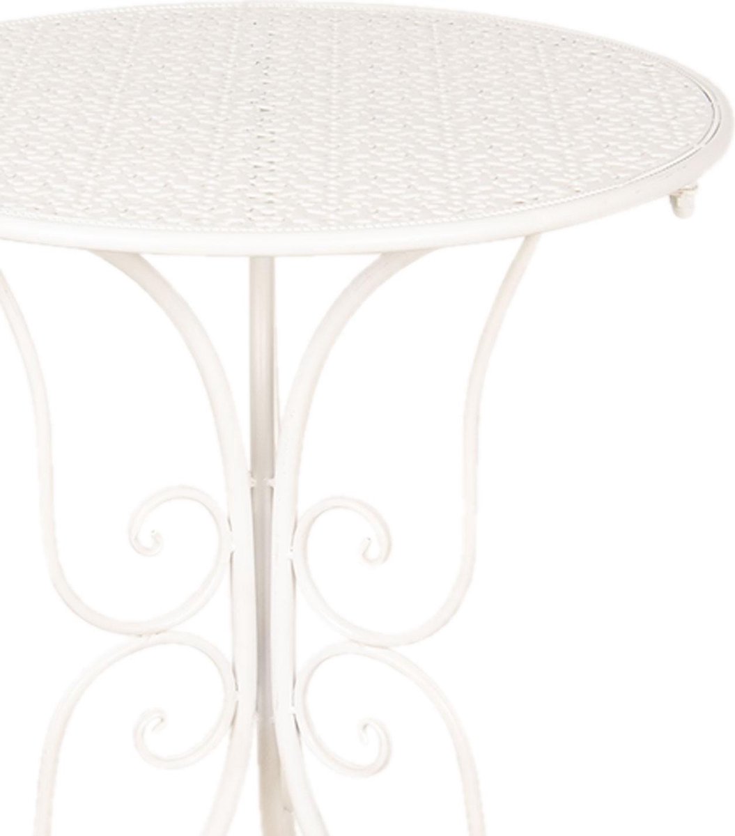 Clayre & Eef Tafel + 2 Stoelen Ø 60x70/40x40x92 Cm