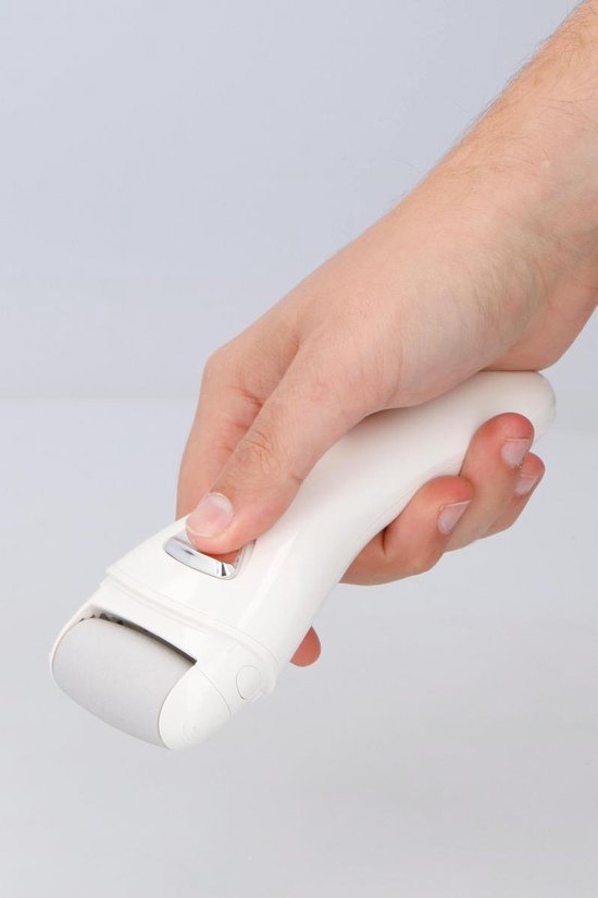 Grundig Eeltverwijderaar - Oplaadbaar - Met Rollers - Sneller En Veiliger Dan Schrapers - Wit