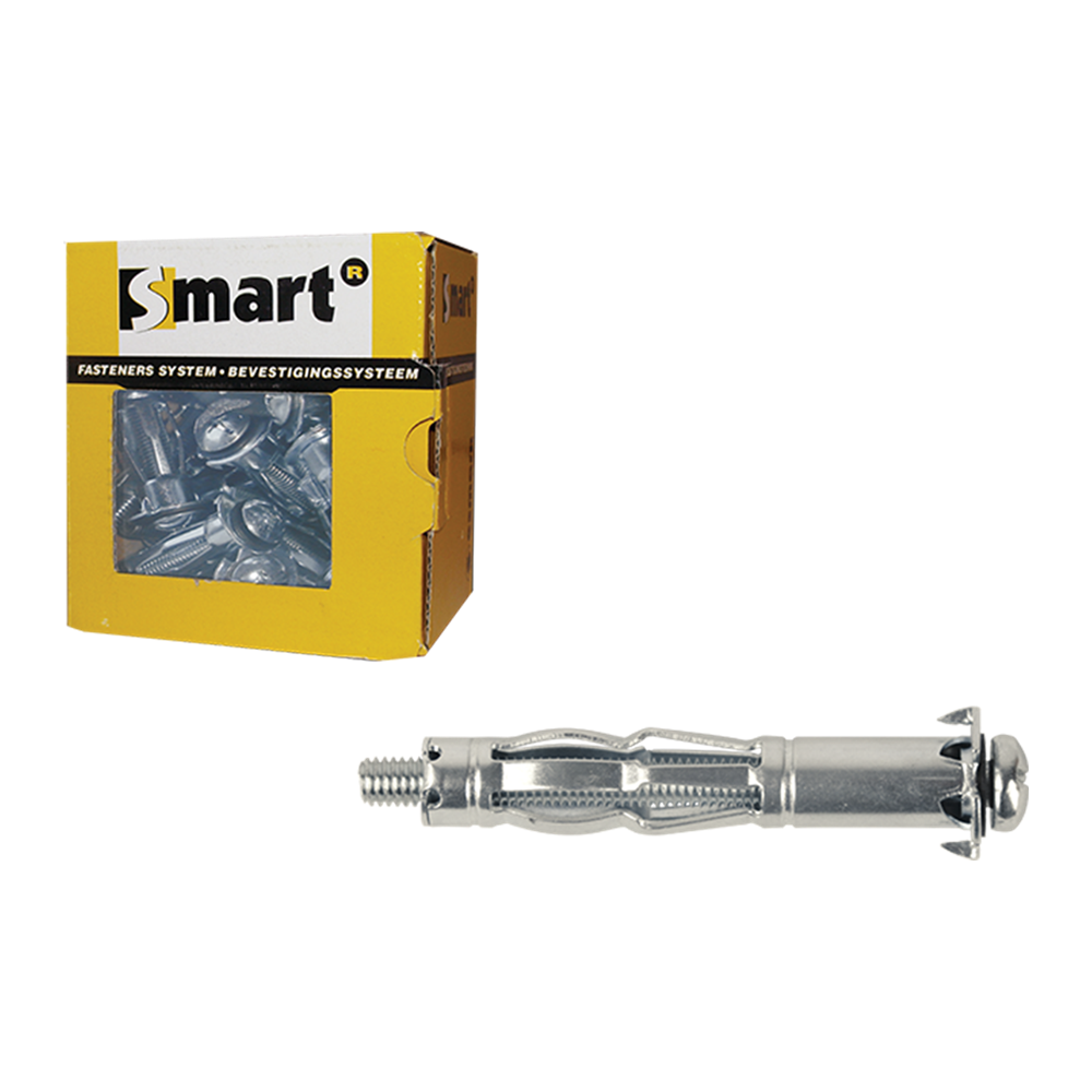 SMART | Metalen hollewandplug M4x59 Zn | 50 st