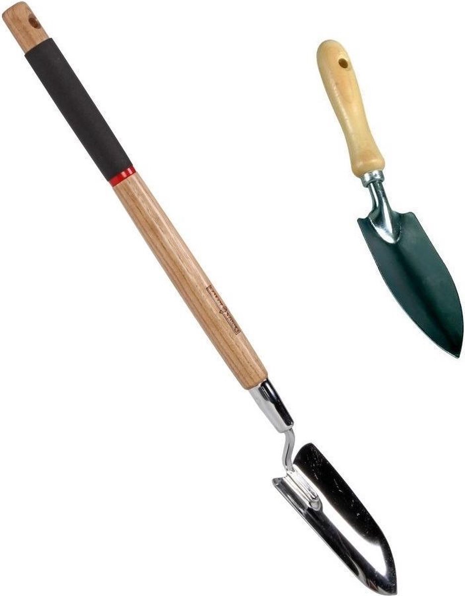 Korte En Lange Plantenschep / Tuinierschepjes 25 En 60 Cm - Moestuin - Tuin Benodigdheden/gereedschap