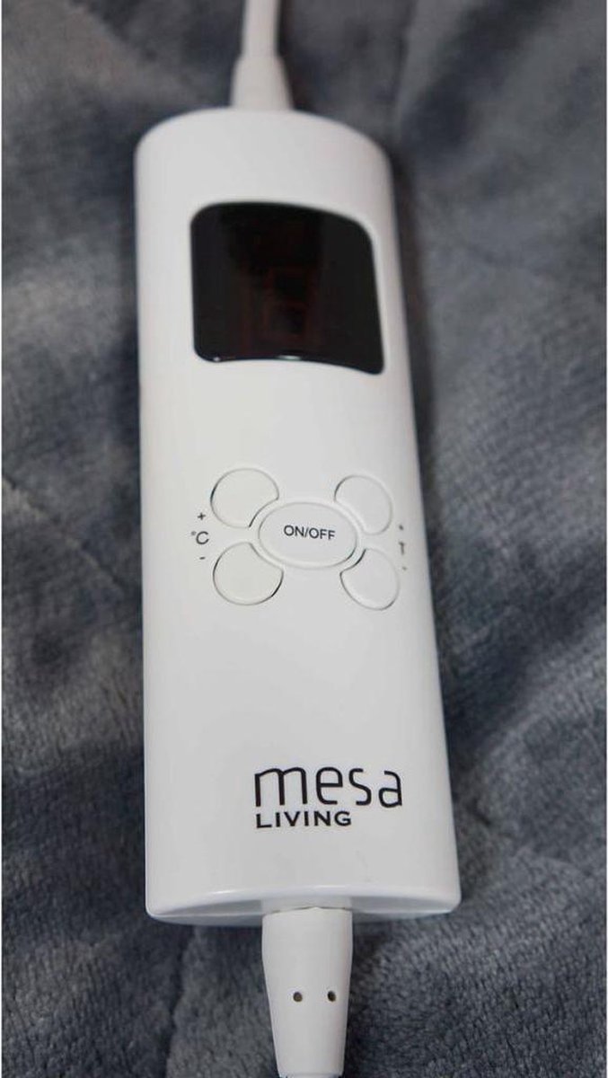 MESA LIVING Elektrische Deken 180x130 Cm 804.080 - Grijs