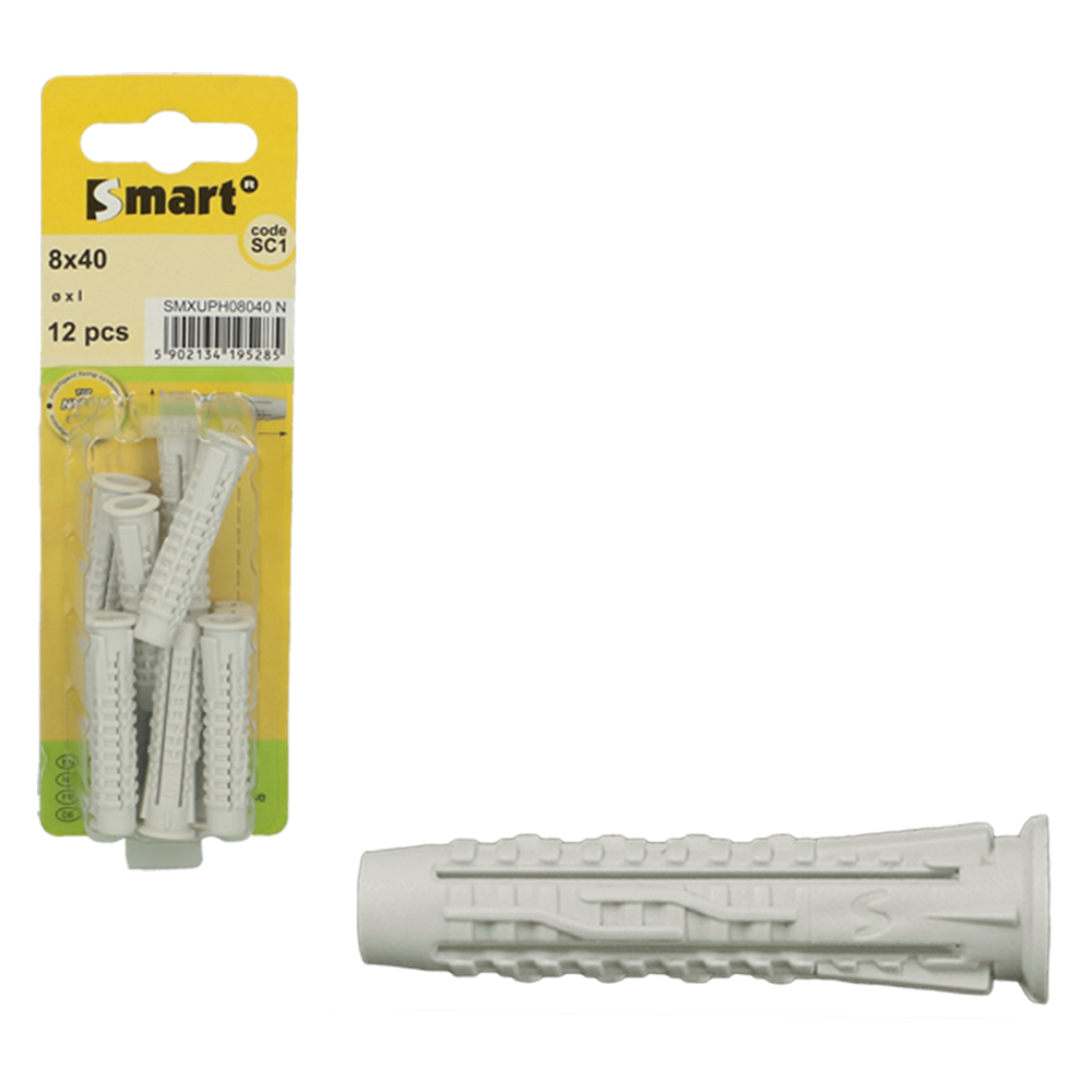 SMART | Nylon universeelplug SMART "XUP" 10x50 | 6 st