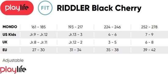 Playlife Inlineskates Riddler Junior - Zwart