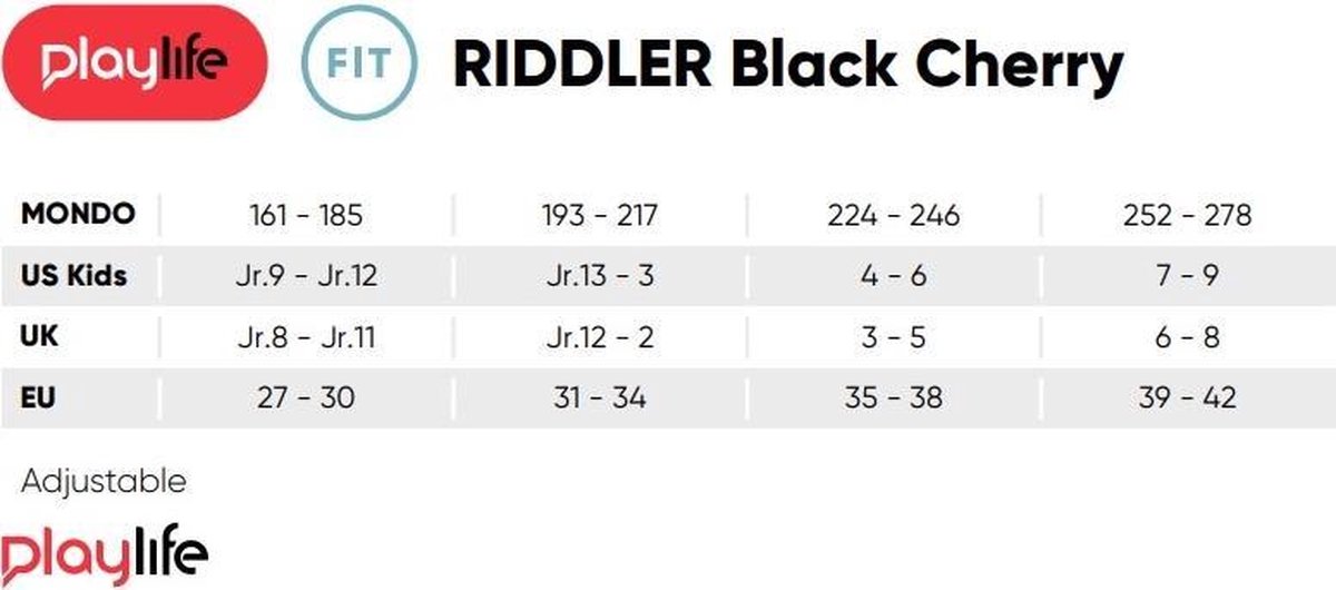 Playlife Inlineskates Riddler Junior - Zwart