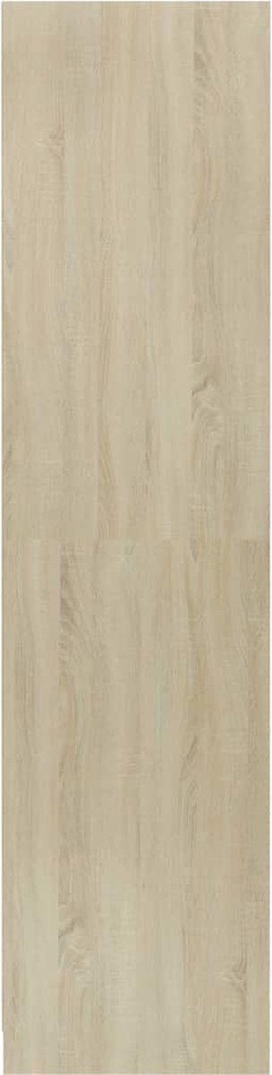 Vidaxl Kledingkast 50x50x200 Cm Spaanplaat Sonoma Eikenkleurig - Bruin