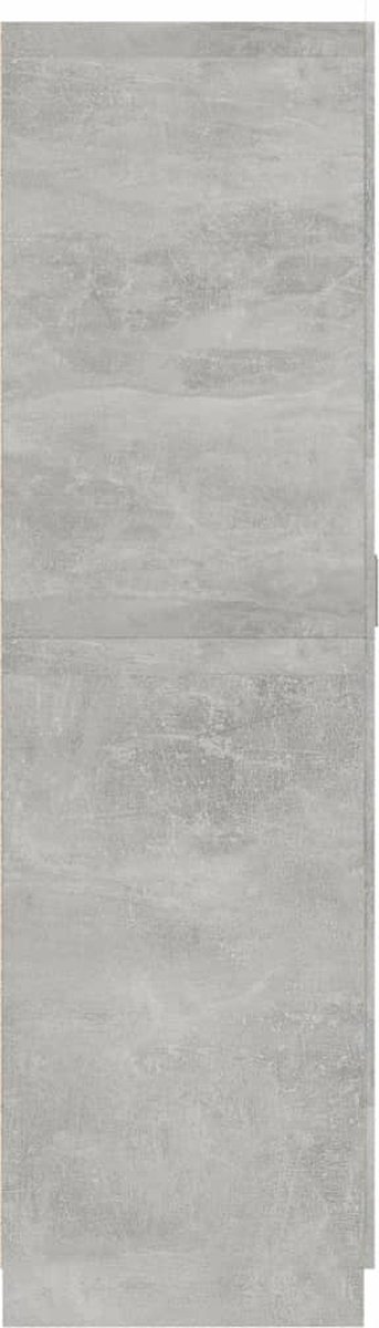 Vidaxl Kledingkast 80x52x180 Cm Spaanplaat Beton - Grijs