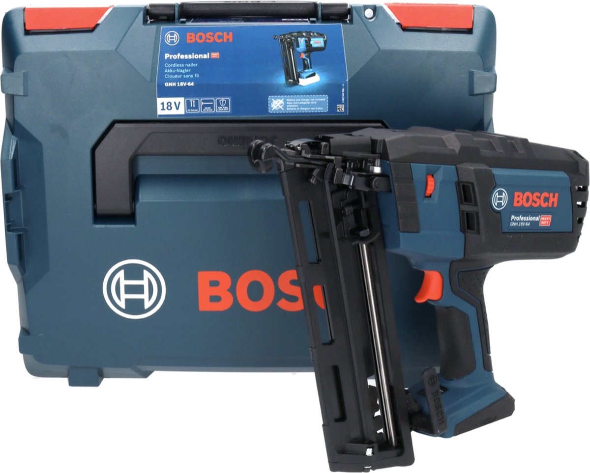 Bosch GNH 18V-64 Professional | Accu Tacker | 18V | excl. accu en lader | In L-Boxx
