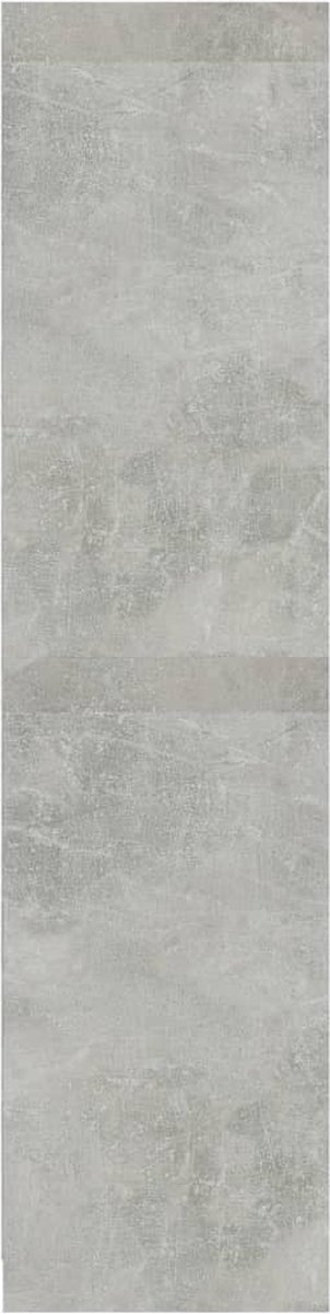 Vidaxl Kledingkast Met Lades 50x50x200 Cm Spaanplaat Beton - Grijs
