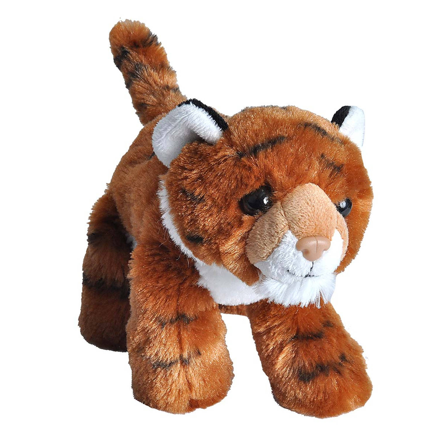 Wild Republic Knuffel Tijger Junior 18 Cm Pluche/wit - Oranje