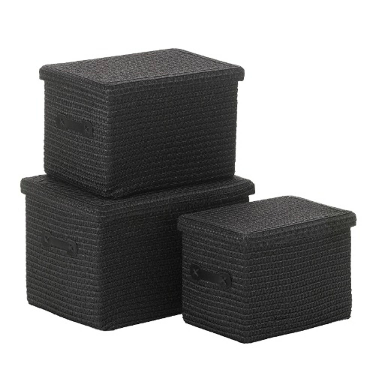 Kela Rimossa Mand Set Van 3 Stuks - Zwart