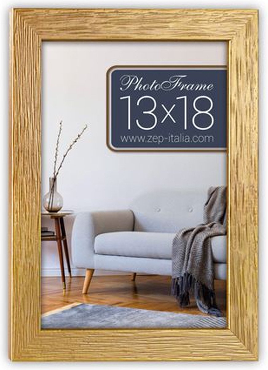 Zep - Houten Fotolijst Lienz Voor Foto Formaat 30x45 - V635g - Goud
