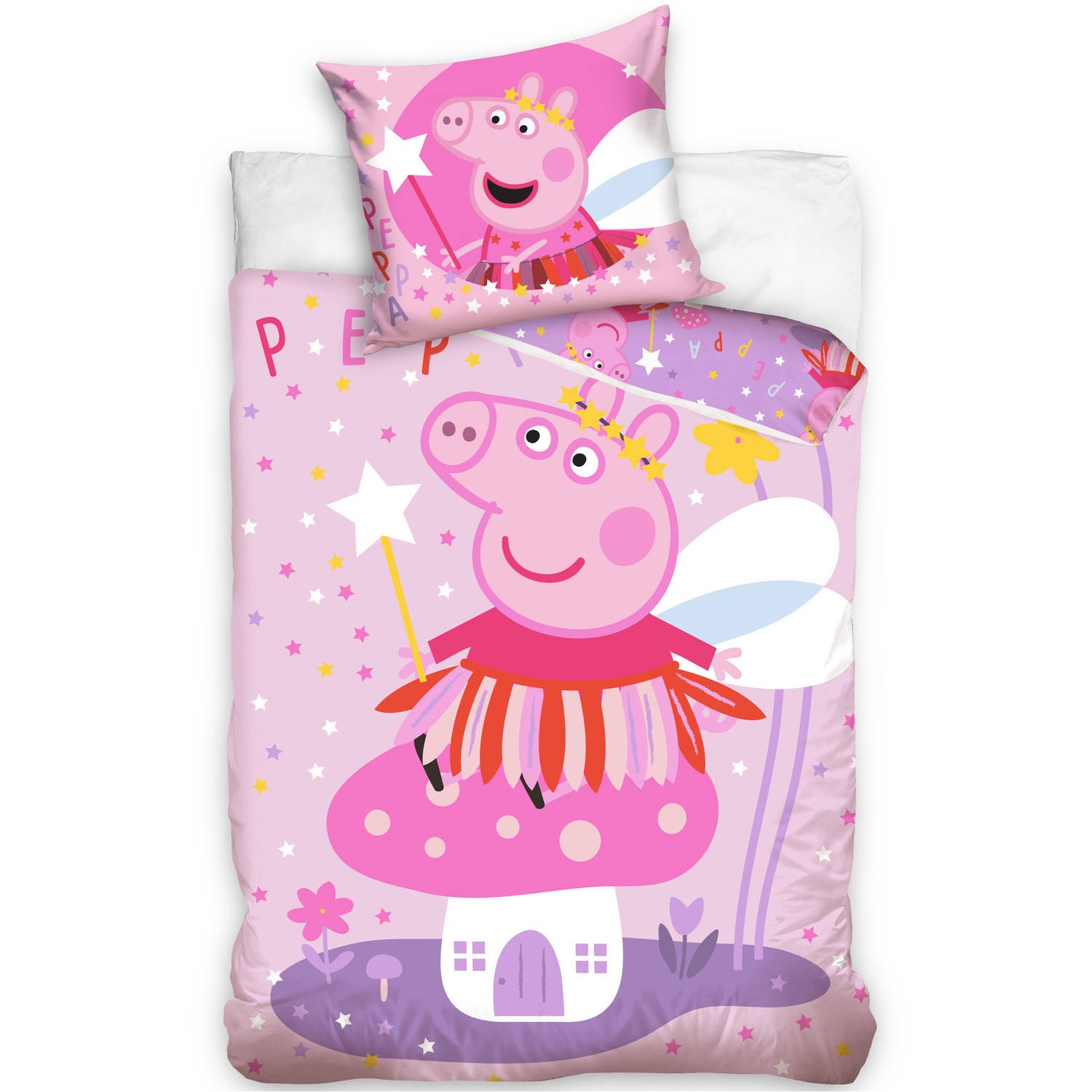 Peppa Pig Dekbedovertrek Fee - 140 X 200 Cm - Multi